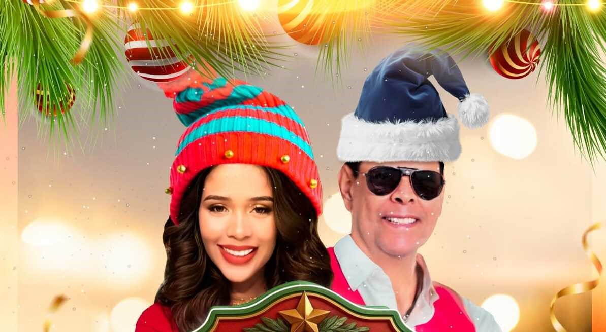 Steffany Constanza y Fernando Villalona encienden la navidad
