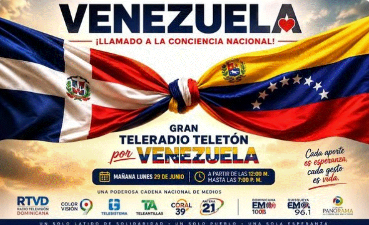 Centros de acopio y apoyo para Venezuela en RD terremoto