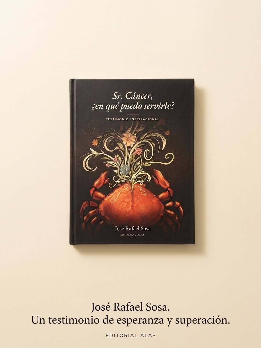 José Rafael Sosa presenta su libro “Sr. Cáncer… ¿en qué puedo servirle?”